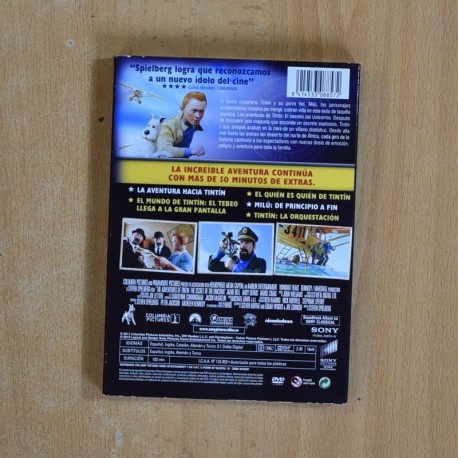 LAS AVENTURAS DE TINTIN - DVD