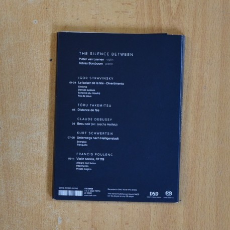 PIETER VAN LOENEN / TOBIAS BORSBOOM - THE SILENCE BETWEEN - DVD