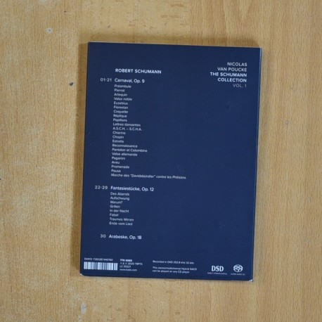 NICOLAS VAN POUCKE - THE SCHUMANN COLLECTION VOL 1 - DVD