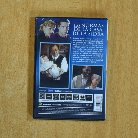 LAS NORMAS DE LA CASA DE LA SIDRA - DVD