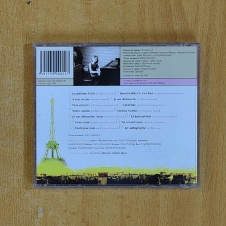 EUGENIA MENDEZ - EMBRASE MOI - CD