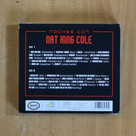 NAT KING COLE - NOCHES CON NAT KING COLE - 2 CD