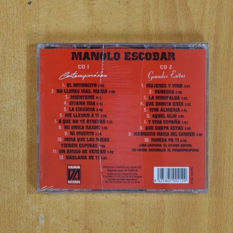 MANOLO ESOCBAR - CONTEMPORANEO - CD