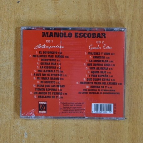 MANOLO ESOCBAR - CONTEMPORANEO - CD