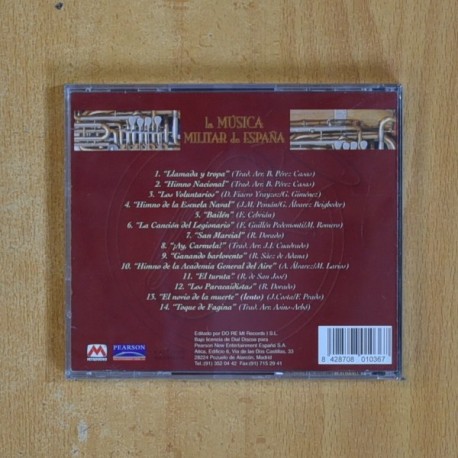 VARIOS - LA MUSICA MILITAR DE ESPAÑA - CD