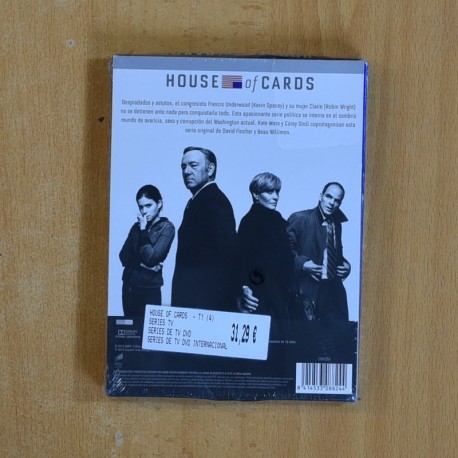 HOUSE OF CARDS - PRIMERA TEMPORADA - DVD