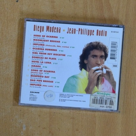 DIEGO MODENA / JEAN PHILIPPE AUDIN - OCARINA - CD