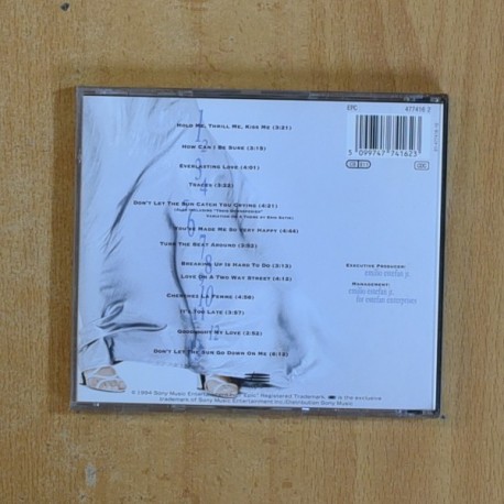 GLORIA ESTEFAN - HOLD ME THRILL ME KISS ME - CD