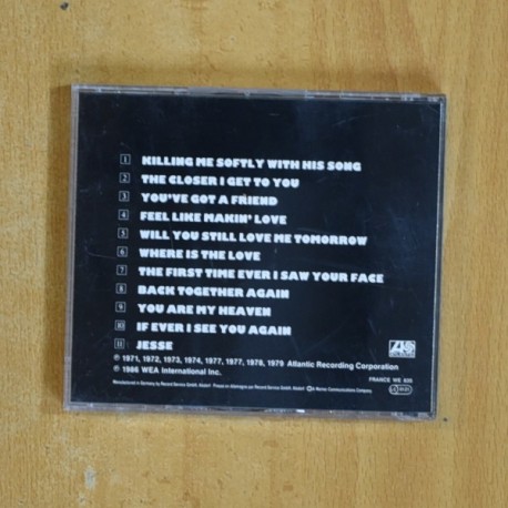 ROBERTA FLACK - THE BEST OF ROBERTA FLACK - CD