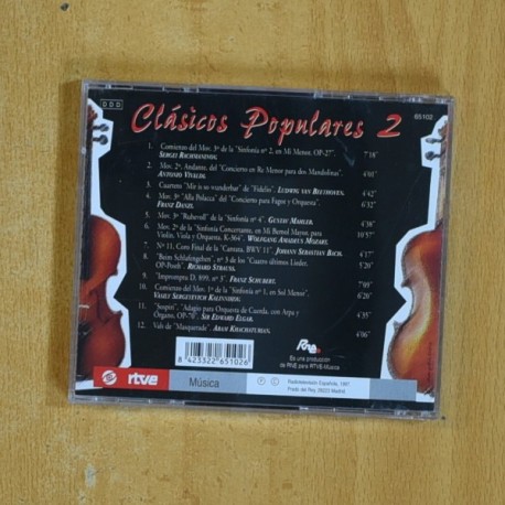 VARIOS - CLASICOS POPULARES 2 - CD
