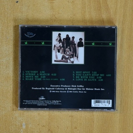 MIDNIGHT STAR - VICTORY - CD