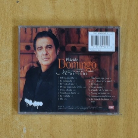 PLACIDO DOMINGO - 100 ÑOS DE MARIACHI - CD