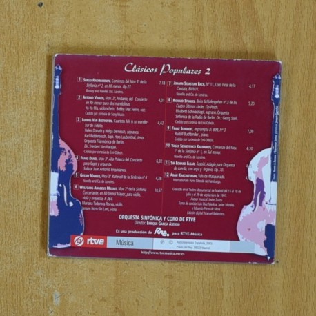 VARIOS - CLASICOS POPULARES 2 - CD