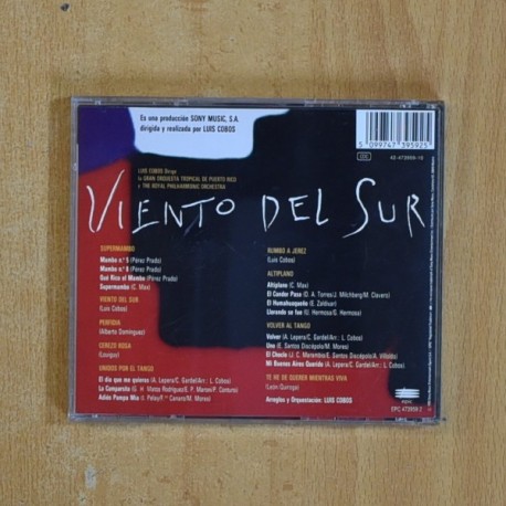 LUIS COBOS - VIENTO DEL SUR - CD