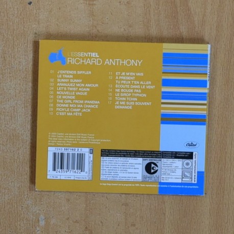 RICHARD ANTHONY - TICHARD ANTHONY - CD