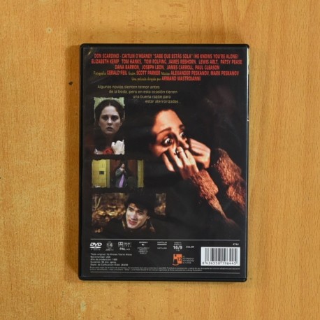 SABE QUE ESTAS SOLA - DVD