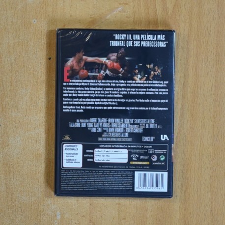 ROCKY III - DVD