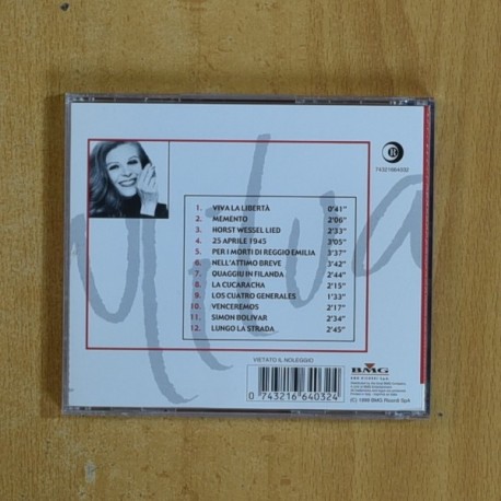 MILVA - LIBERTA - CD
