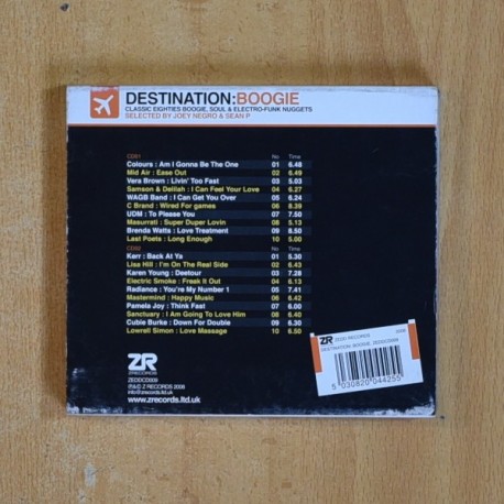 VARIOS - DESTINATION BOOGIE - CD