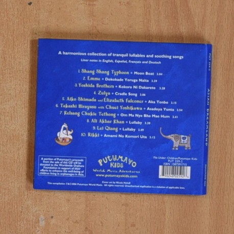 PUTUMAYO KIDS PRESENTS - ASIAN DREAMLAND - CD