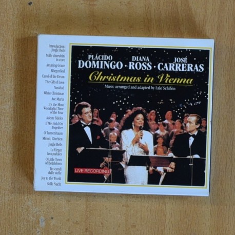 DIONNE WARWICK / PLACIDO DOMINGO / DIANA ROSS / JOSE CARRERAS - CHRISTMAS IN VIENNA I / II - CD
