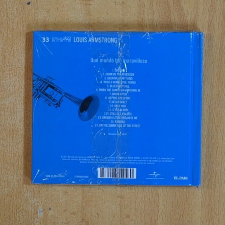 LOUIS ARMSTRONG - QUE MUNDO MAS MARAVILLOSO - CD