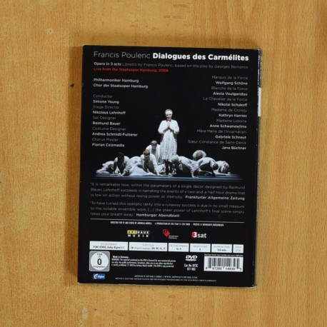 FRANCIS POULENC DIALOGUES DES CARMELITES - DVD