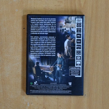 EL PIANISTA - DVD