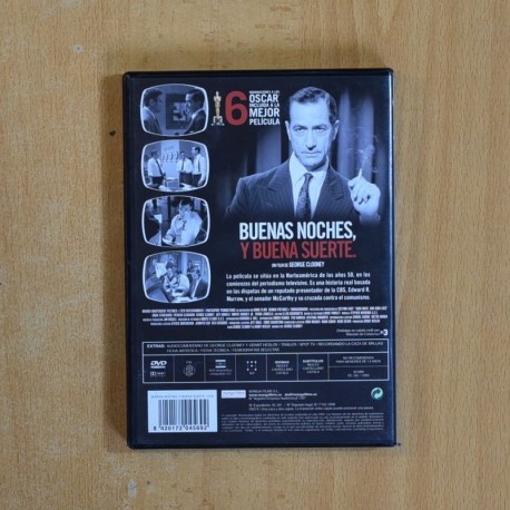 UENAS NOCHES Y BUENA SUERTE - DVD