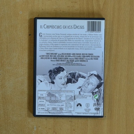 EL CREPUSCULO DE LOS DIOSES - DVD