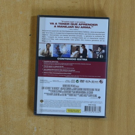 HARRY EL EJECUTOR - DVD