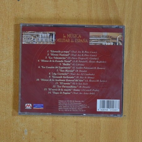 VARIOS - LA MUSICA MILITAR DE ESPAÑA - CD