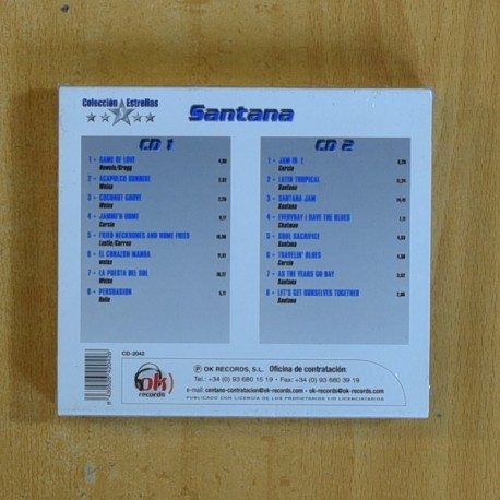 SANTANA - COLECICON 5 ESTRELLAS - CD