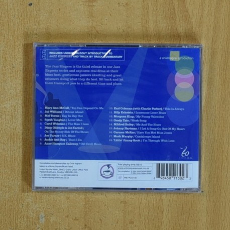 VARIOS - THE JAZZ SINGERS - CD