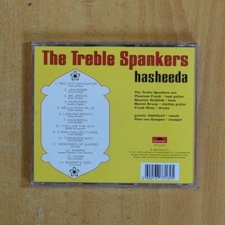 THE TREBLE SPANKERS - HASHEEDA - CD
