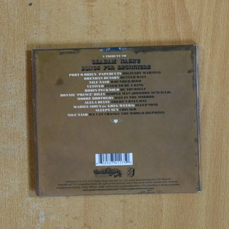 VARIOS - BE YOURSELF A TRIBUTE TO GRAHAM NASHS SONGS FOR BEGINNERS - CD