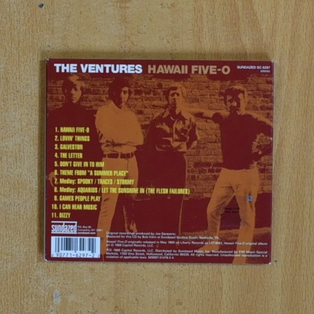 THE VENTURES - HAWAII FIVE 0 - CD