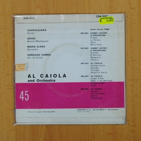 AL CAIOLA - GUADALAJARA + 3 - EP