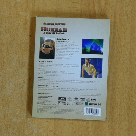 SCISSOR SISTERS - HURRAH A YEAR OF TA DAH - DVD