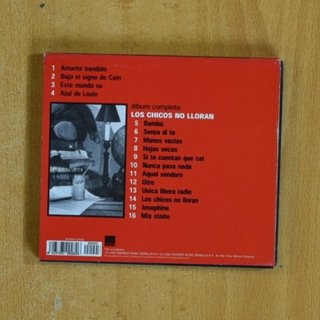 MIGUEL BOSE - LOS CHICOS NO LLORAN - CD