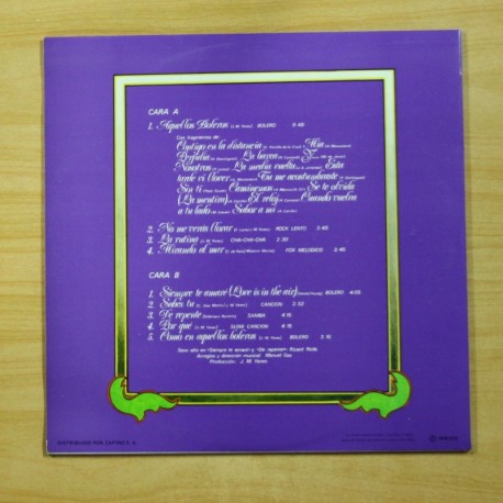 ROLANDO OJEDA - SIEMPRE - GATEFOLD - LP