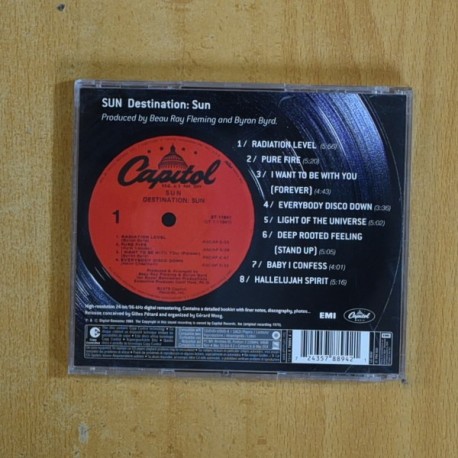 SUN - DESTINATION SUN - CD
