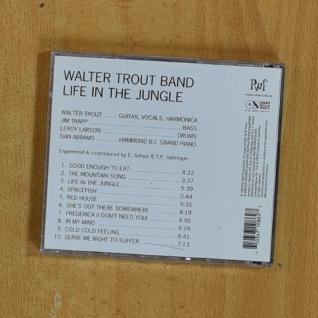 WALTER TROUT BAND - LIFE IN THE JUNGLE - CD