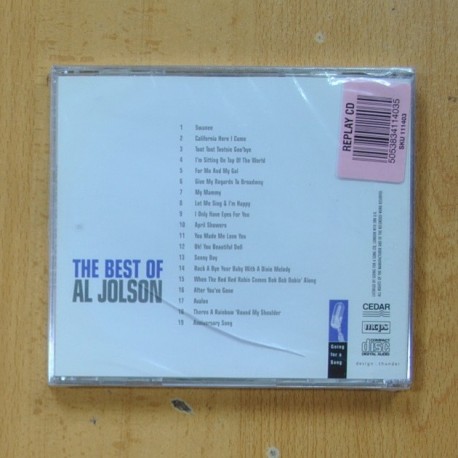 AL JOLSON - THE BEST OF - CD