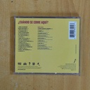 SINIESTRO TOTAL - CUANDO SE COME AQUI - CD