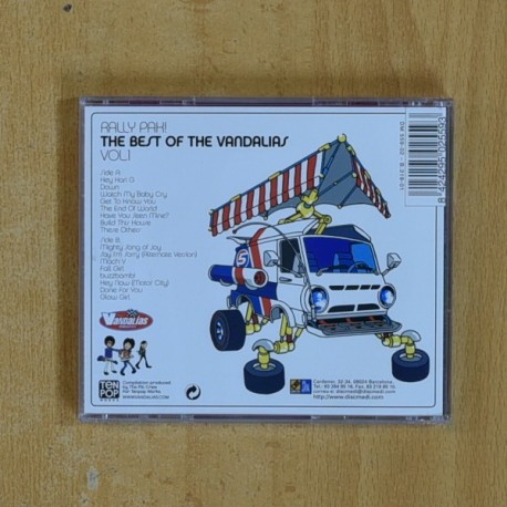 THE VANDALIAS - THE BEST OF THE VANDALIAS VOL 1 - CD
