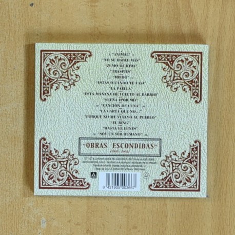 LOS ENEMIGOS - OBRAS ESCONDIDAS - CD