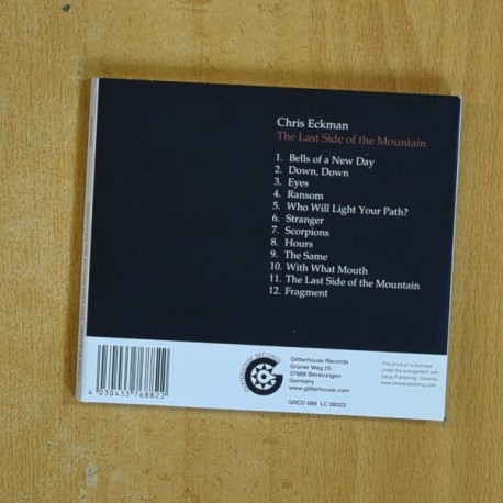 CHRIS ECKMAN - THE LAST SIDE OF THE MOUNTAIN - CD