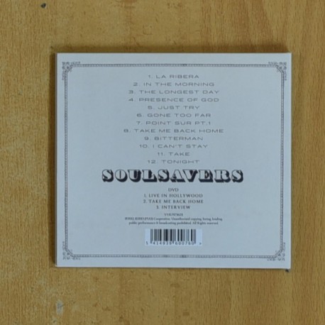 SOULSAVERS - THE LIGHT THE DEAD SEE - CD