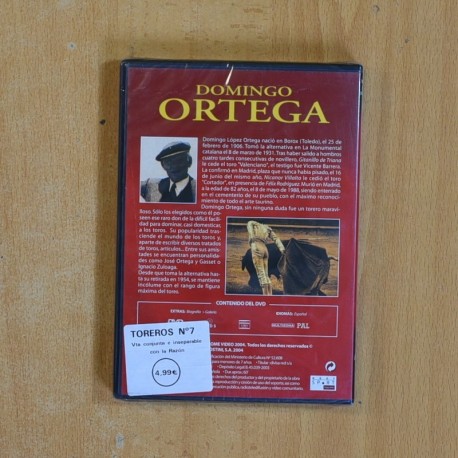 DOMINGO ORTEGA - DVD